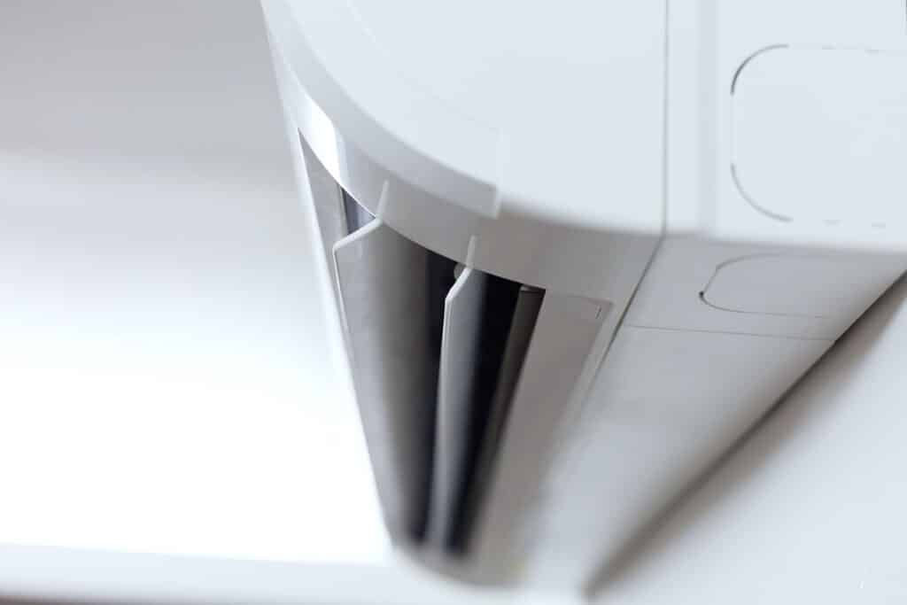 A ductless mini-split AC system installed in a Cape Cod home